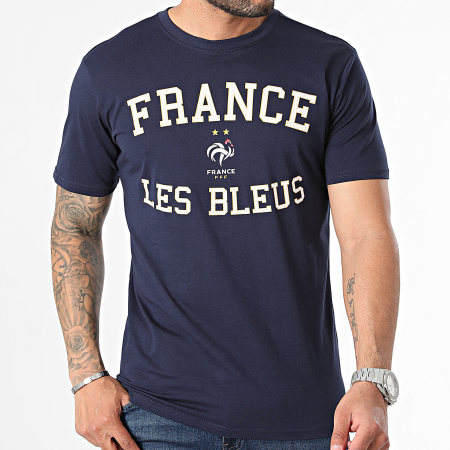 FFF - Tee Shirt Fan F23077C Bleu Marine