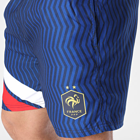 FFF - FFF Fan Stripes Shorts de Baño F23091C Azul Marino