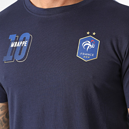 FFF - Tee Shirt Player MBappe N10 F23008C Bleu Marine