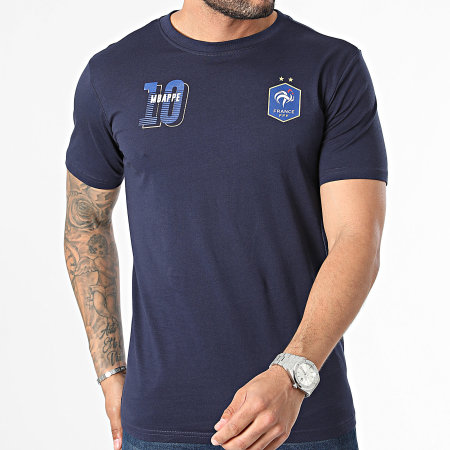FFF - MBappe N10 Player Camiseta F23008C Azul Marino
