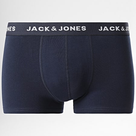 Jack And Jones - Lot De 7 Boxers Simply Basic 12165587 Gris Chiné Bleu Marine Noir