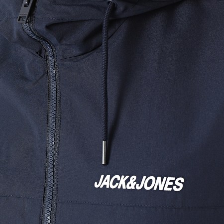 Jack And Jones - Chaqueta con capucha y cremallera Rush Slim Fit Navy