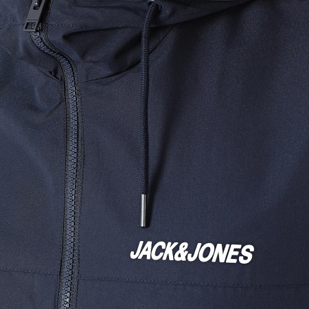 Jack And Jones - Veste Zippée Capuche Slim Fit Rush Bleu Marine