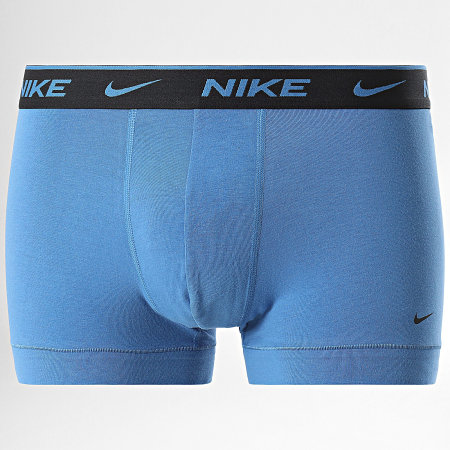 Nike - Every Cotton Stretch Boxer Juego de 3 PKE1008 Azul Negro Gris