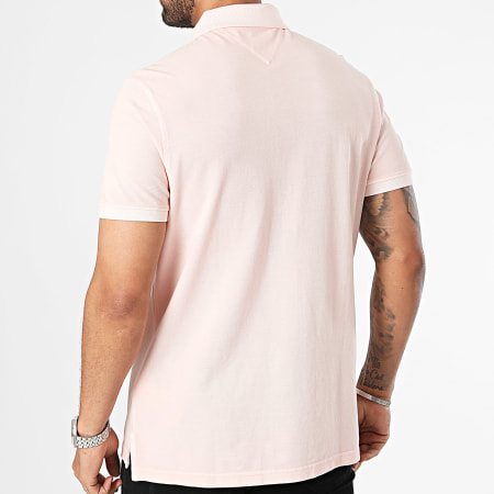 Tommy Hilfiger - Polo Manches Courtes Garment Dye 4757 Rose