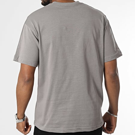ADJ - Tee Shirt Oversize Coeur Chic Gris Anthracite