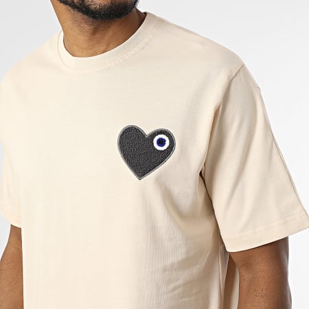 ADJ - Camiseta oversize Corazón Chic Beige