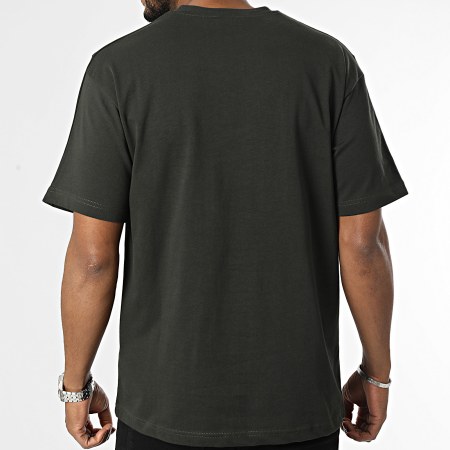 ADJ - Tee Shirt Oversize Coeur Chic Vert Kaki Foncé