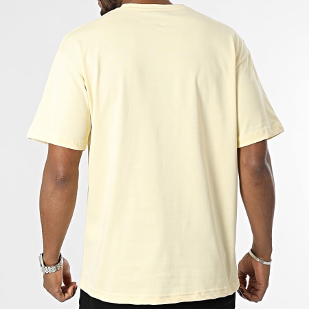 ADJ - Tee Shirt Oversize Coeur Chic Jaune