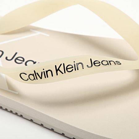 Calvin Klein - Tongs Beach Sandal Monogram 0838 Beige