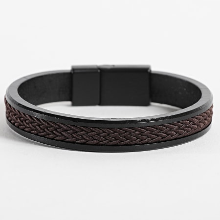 Classic Series - Bracciale nero marrone