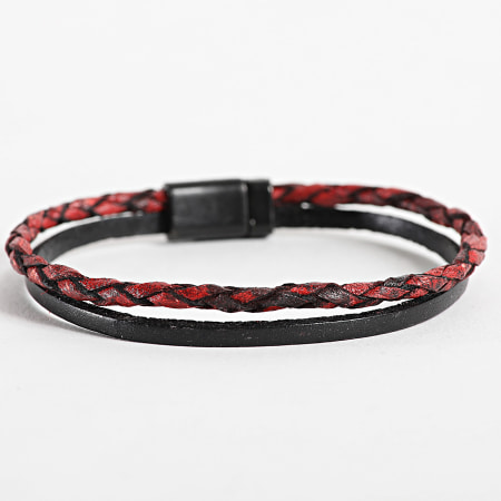 Classic Series - Bracciale nero rosso