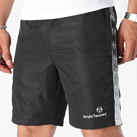 Sergio Tacchini - Pantaloncini da jogging neri Gradiente 40540