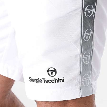 Sergio Tacchini - Short Jogging Gradiente 40540 Blanc