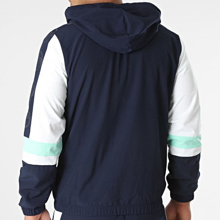 Sergio Tacchini - Ensemble De Survetement A Bandes Forata 40623 Bleu Marine Blanc