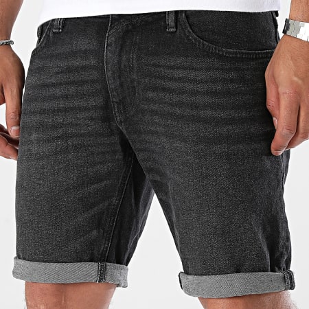 Tom Tailor - Short Jean 1040209 Noir Chiné