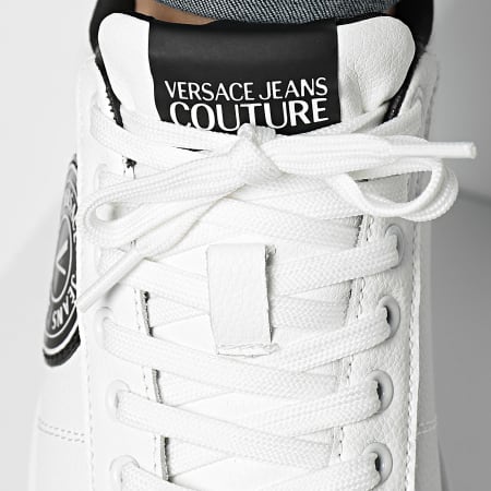 Versace Jeans Couture - Fondo Court Sneakers 76YA3SK1-ZPA59 Blanco Negro