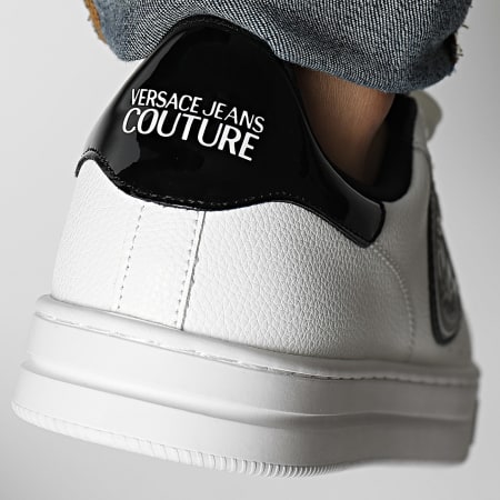 Versace Jeans Couture - Fondo Court Sneakers 76YA3SK1-ZPA59 Blanco Negro