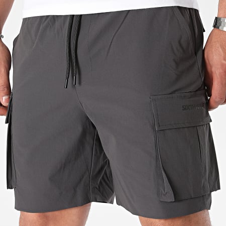 Sixth June - Short Cargo Gris Anthracite