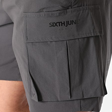 Sixth June - Short Cargo Gris Anthracite