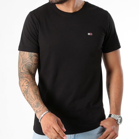Tommy Hilfiger - Lot De 2 Tee Shirts Slim Jersey 5381 Noir Beige