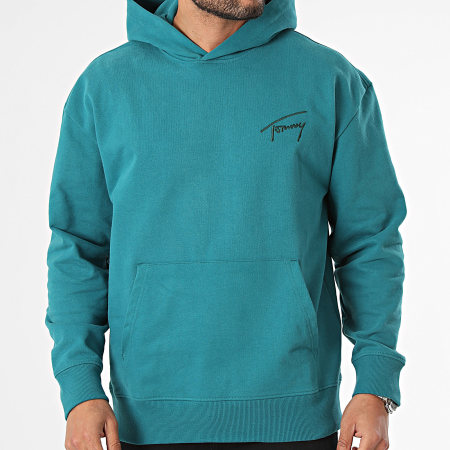 Tommy Jeans - Sudadera con capucha 7990 Duck Blue