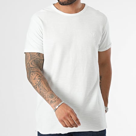 Indicode Jeans - Tee Shirt Benji 41-017 Blanc