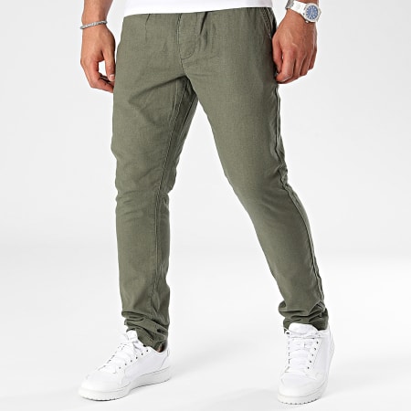 Indicode Jeans - Vitamine 60-333 Chino Broek Khaki Groen