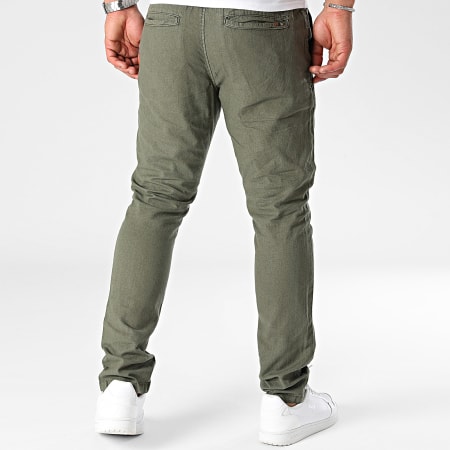 Indicode Jeans - Vitamina 60-333 Pantalón Chino Verde Caqui