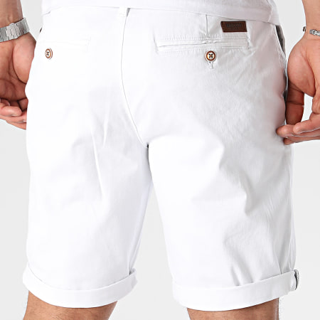 Indicode Jeans - Short Chino Royce 70-039 Blanc