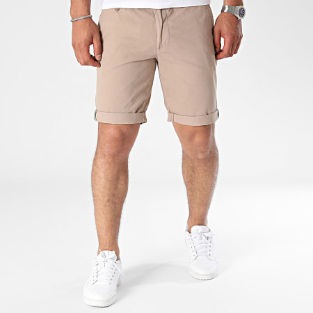 Indicode Jeans - Short Chino Royce 70-039 Taupe