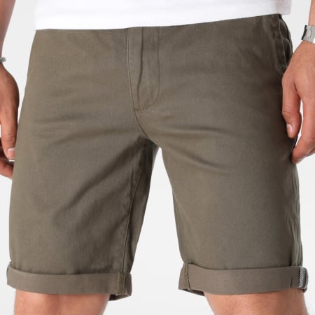 Indicode Jeans - Short Chino Royce 70-039 Vert Kaki