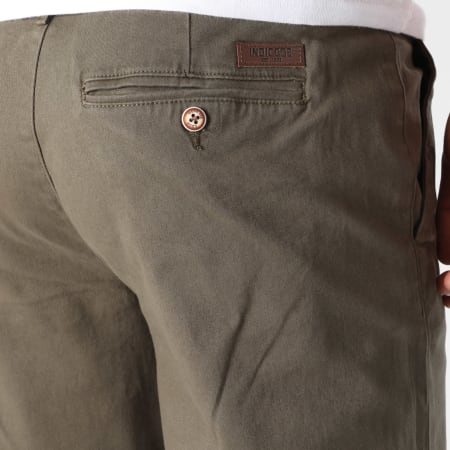 Indicode Jeans - Short Chino Royce 70-039 Vert Kaki