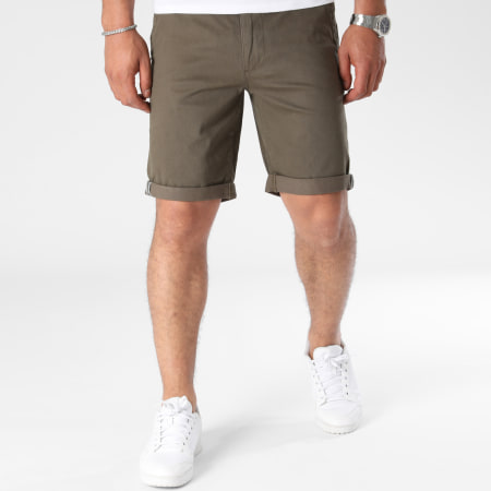 Indicode Jeans - Short Chino Royce 70-039 Vert Kaki