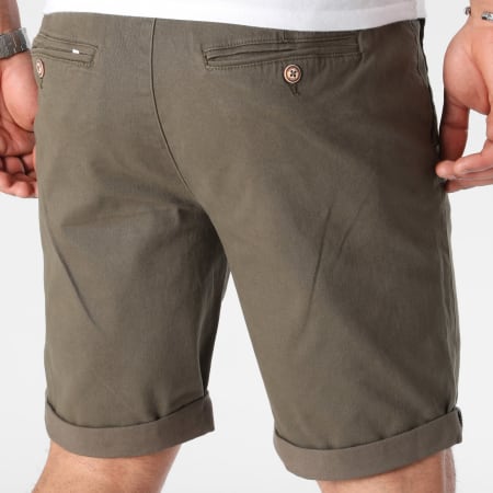 Indicode Jeans - Royce Chino Korte Broek 70-039 Khaki Groen