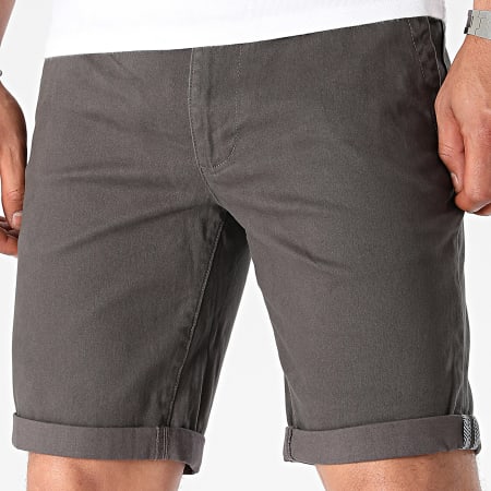 Indicode Jeans - Short Chino Royce 70-039 Gris Anthracite