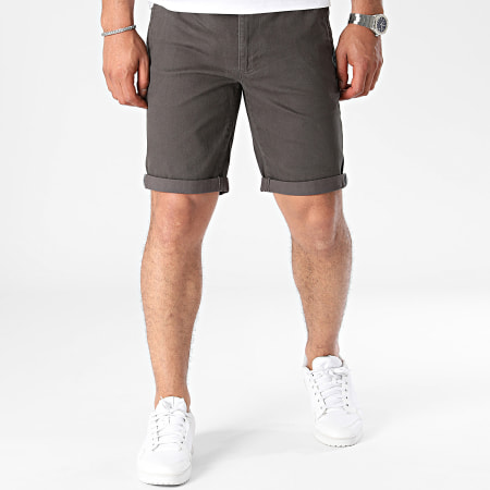 Indicode Jeans - Short Chino Royce 70-039 Gris Anthracite