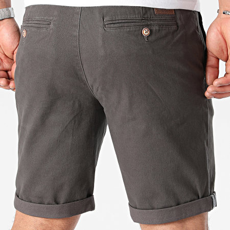 Indicode Jeans - Short Chino Royce 70-039 Gris Anthracite