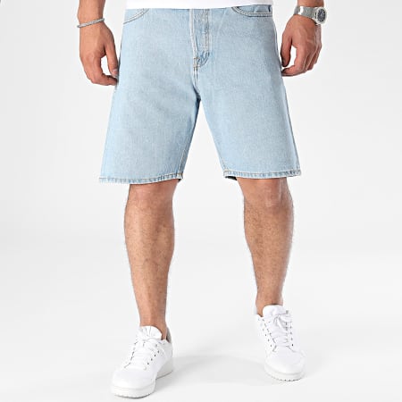 Jack And Jones - Tony Original Blue Denim Loose Fit Jean Shorts