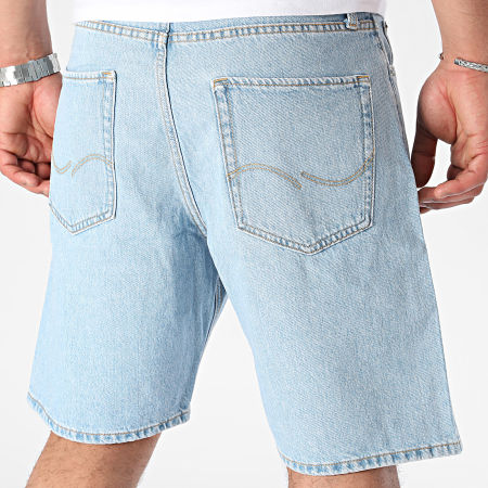 Jack And Jones - Tony Original Blue Denim Loose Fit Jean Shorts