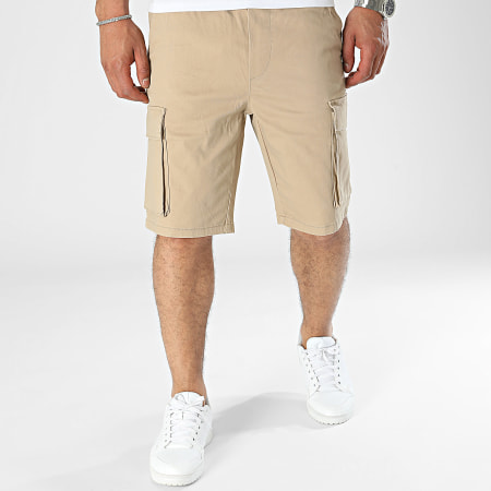 Only And Sons - Pantalones cortos Cam Life Linus Beige Cargo