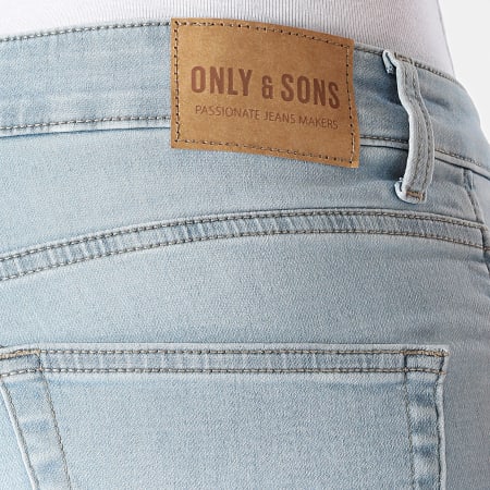 Only And Sons - Short Jean Ply PK8587 Bleu Wash