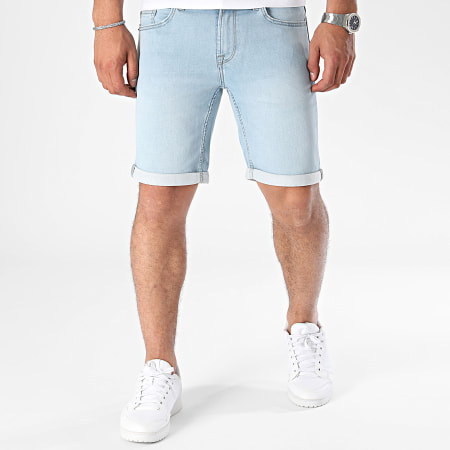 Only And Sons - Pantalón Corto Ply PK Jean Lavado Azul