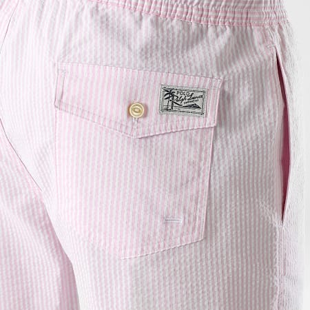 Polo Ralph Lauren - Bañador Traveller Blanco Rosa