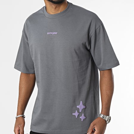 Sixth June - Camiseta oversize gris antracita