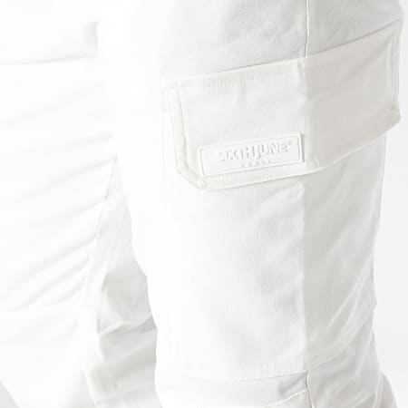 Sixth June - Pantalon Cargo Blanc