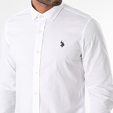 US Polo ASSN - Zam Long Sleeve Shirt 67772-50655 Wit