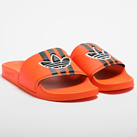 Adidas Originals - Infradito Adilette a strisce ID5788 Arancione Nero