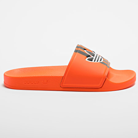 Adidas Originals - Infradito Adilette a strisce ID5788 Arancione Nero