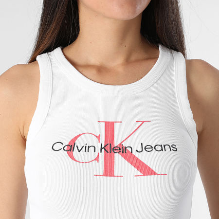 Calvin Klein - Camiseta de tirantes para mujer 3160 Blanco